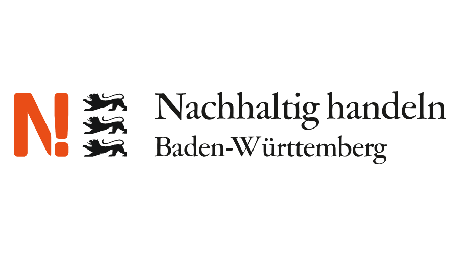 nachhaltig handeln baden wurttemberg vector logo